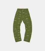 Survêtement Corteiz Alcatraz Pattern Kaki